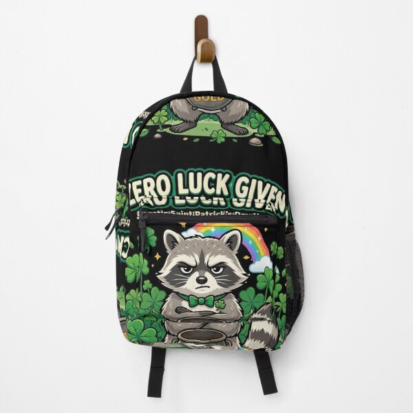 Item preview, Zero Luck Given Raccoon – Funny Sarcastic St Patrick’s Day Design designed and sold by MoodFit2026.