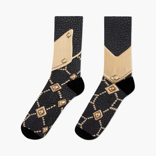 Item preview, Luxury Gold Studded Geometric Pattern on Black designed and sold by RidaSalArt.