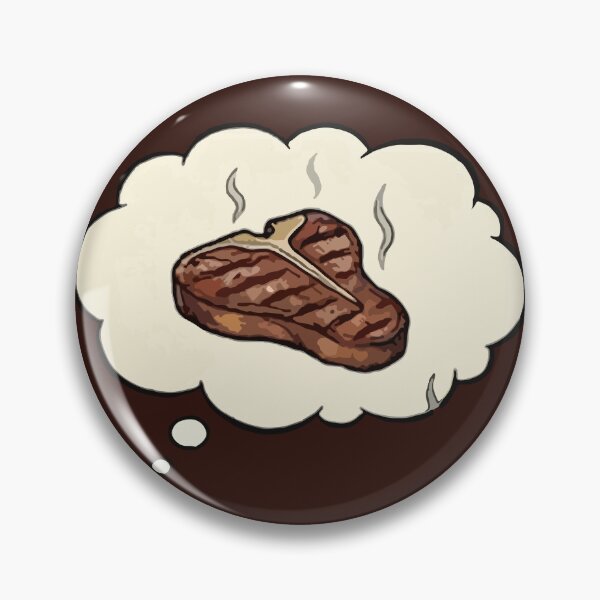 Item preview, IMPOSSIBLE ! : T-Bone Steak Thought Bubble | DINO-bloombloom designed and sold by shopbloombloom.