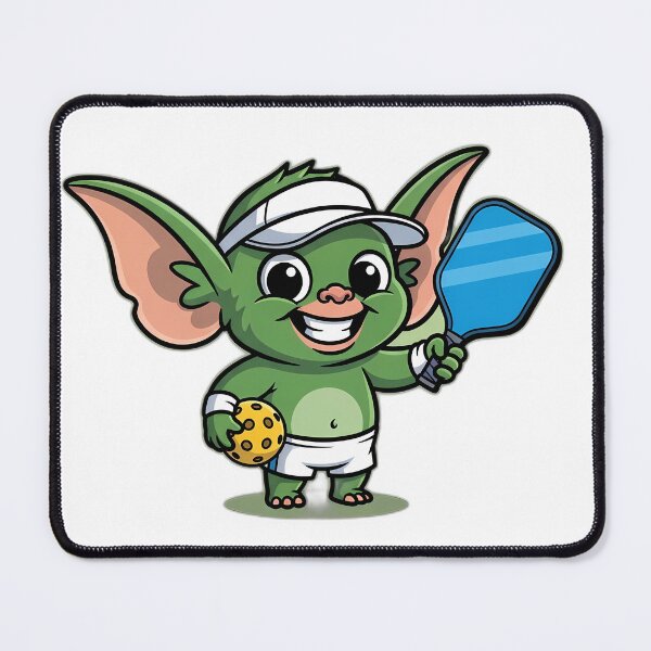 Item preview, Tiny Court Gremlin with Blue Paddle designed and sold by pumsquare.