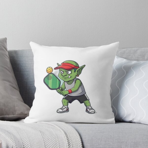 Item preview, Competitive Pickleball Goblin in Red Visor designed and sold by pumsquare.