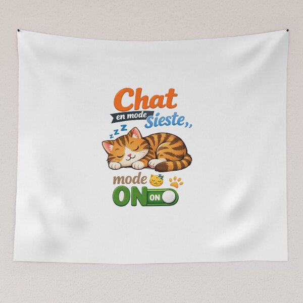 Item preview, Cat in nap mode, ON mode designed and sold by Thethe-Shop.
