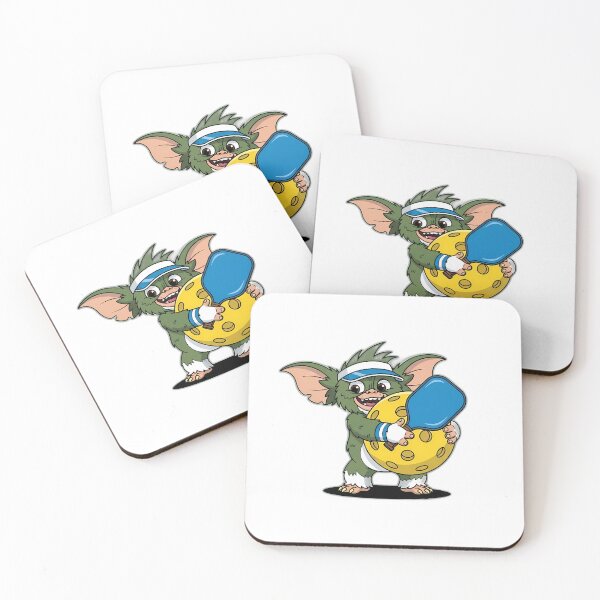 Item preview, Energetic Pickleball Gremlin Hugging Giant Yellow Ball designed and sold by pumsquare.