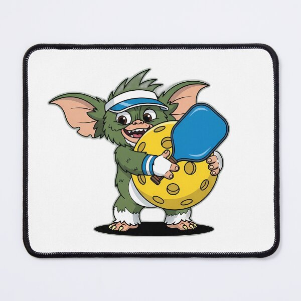 Item preview, Energetic Pickleball Gremlin Hugging Giant Yellow Ball designed and sold by pumsquare.