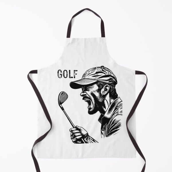Item preview, Angry Golfer Screaming - Funny Frustrated Golf Player designed and sold by SaltCreatives.