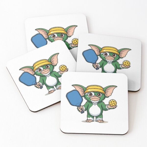 Item preview, Cute Pickleball Gremlin in Yellow Visor designed and sold by pumsquare.