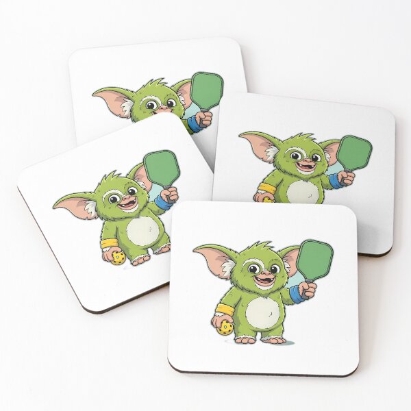 Item preview, Happy Fuzzy Pickleball Gremlin with Wristbands designed and sold by pumsquare.