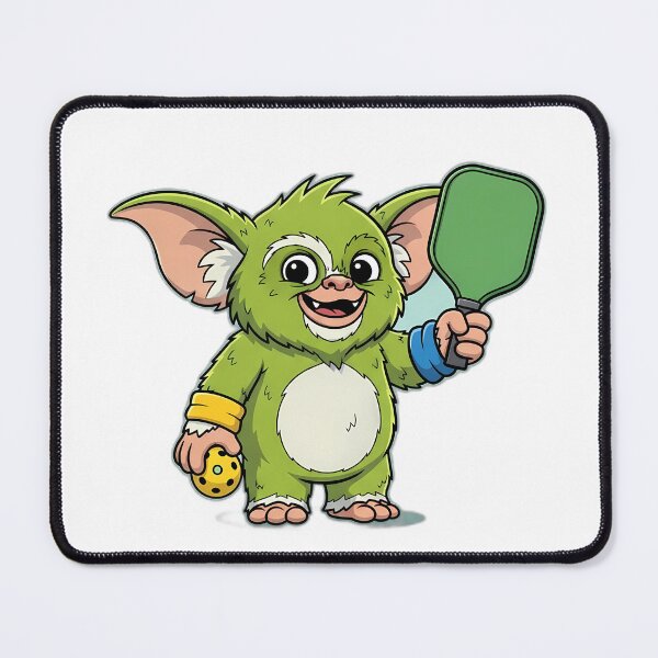 Item preview, Happy Fuzzy Pickleball Gremlin with Wristbands designed and sold by pumsquare.