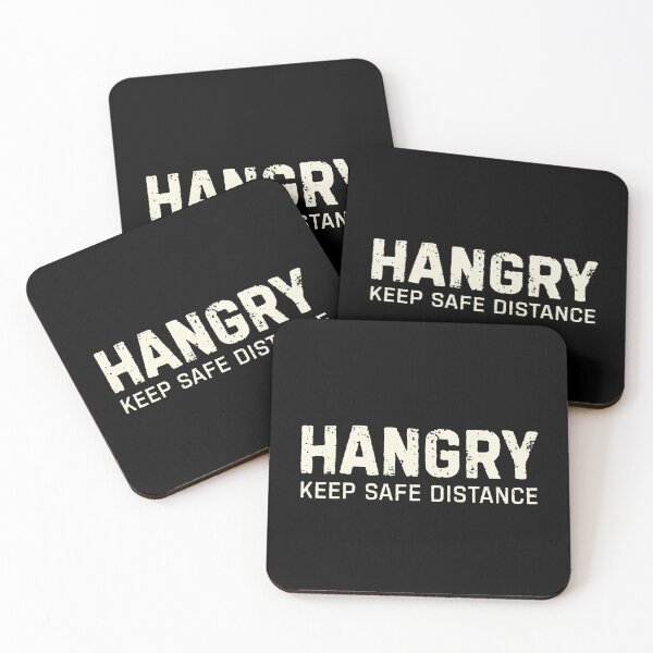 Item preview, Hangry Keep Safe Distance Sarcastic Introvert designed and sold by DemureArtsy.