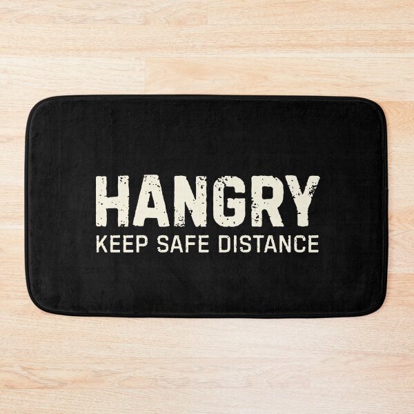 Item preview, Hangry Keep Safe Distance Sarcastic Introvert designed and sold by DemureArtsy.