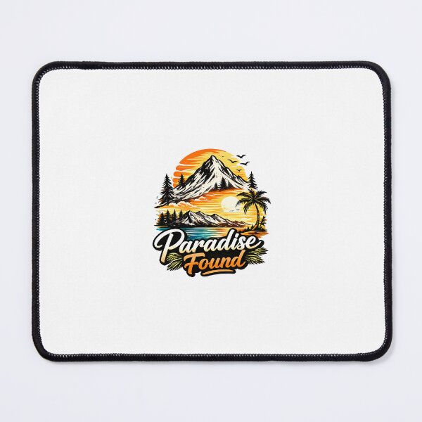 Item preview, Paradise Found Mountain Sunset Nature Sticker designed and sold by CreativeSatyaprabh.