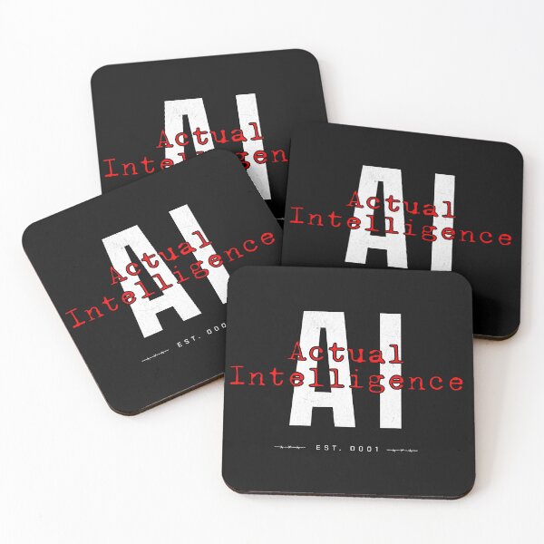 Item preview, AI-Actual Intelligence designed and sold by Noble Merch.