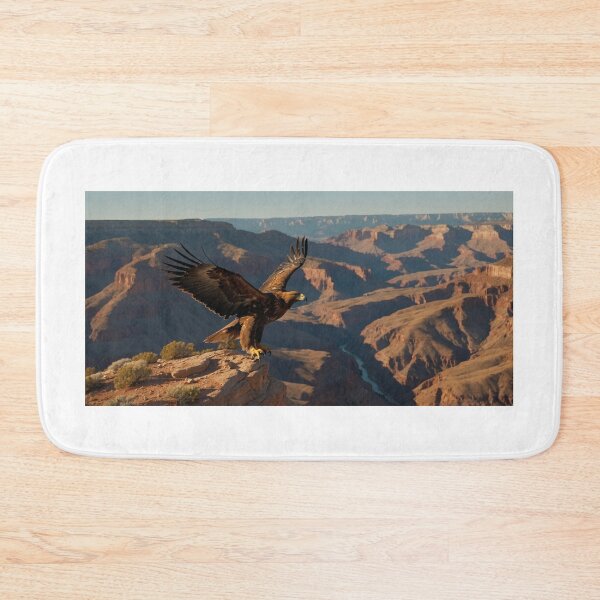Item preview, Golden Eagle Above the Canyon designed and sold by adill72.
