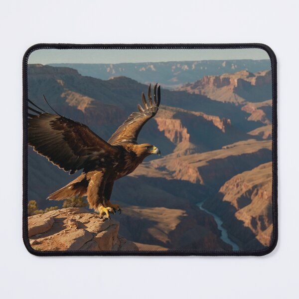 Item preview, Golden Eagle Above the Canyon designed and sold by adill72.