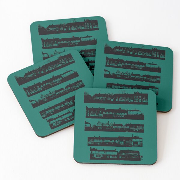 Item preview, Headcorn High Street in Teal designed and sold by Katy Fryd.