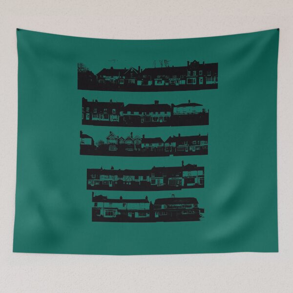 Item preview, Headcorn High Street in Teal designed and sold by Katy Fryd.