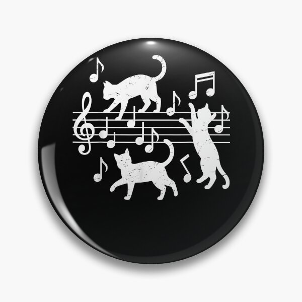 Item preview, Cats Musical Notes Funny Cat Music Notes Musician designed and sold by Goleon12.