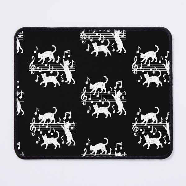 Item preview, Cats Musical Notes Funny Cat Music Notes Musician designed and sold by Goleon12.