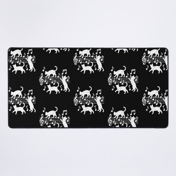 Item preview, Cats Musical Notes Funny Cat Music Notes Musician designed and sold by Goleon12.