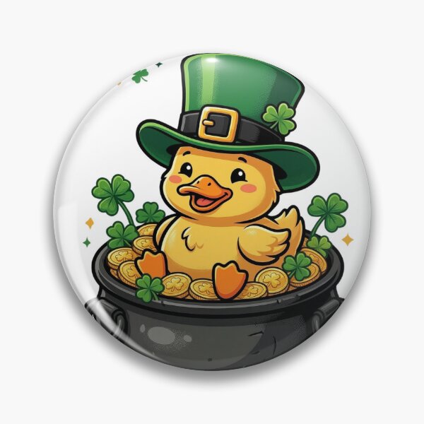 Item preview, Part Time Leprechaun Duck – Cute Funny St Patrick’s Day Design designed and sold by MoodFit2026.