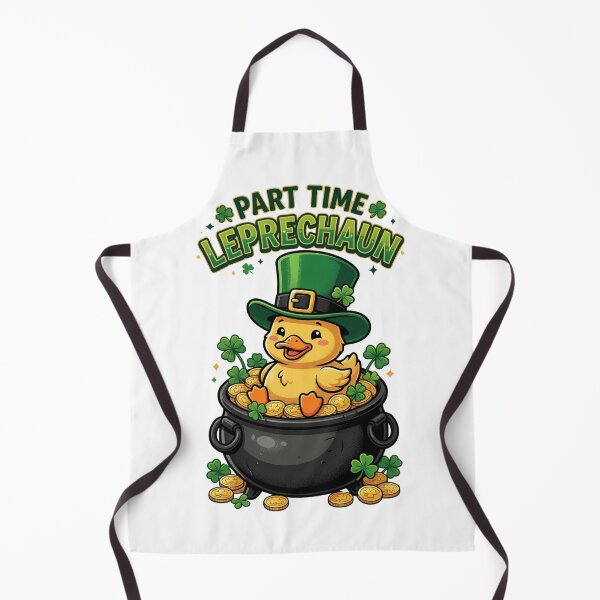 Item preview, Part Time Leprechaun Duck – Cute Funny St Patrick’s Day Design designed and sold by MoodFit2026.