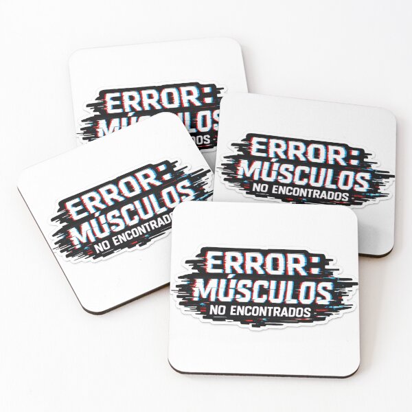 Item preview, Error Muscles Not Found Glitch Typography Gym Humor designed and sold by Retro Mood Co.
