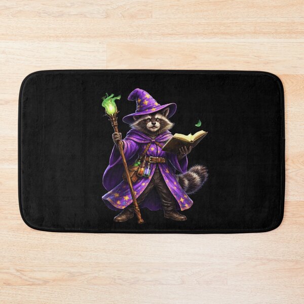 Item preview, Raccoon Wizard Spellcaster – Fantasy RPG Wizard Raccoon designed and sold by VibeOffline Studio.