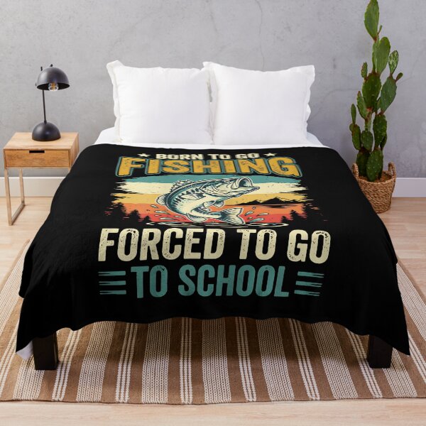 Item preview, Born to Go Fishing Forced to Go to School designed and sold by Goleon12.