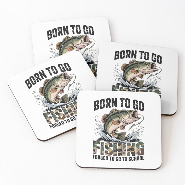 Item preview, Youth Boy Camo Bass Fish Born Go Fishing Forced School Funny designed and sold by Goleon12.