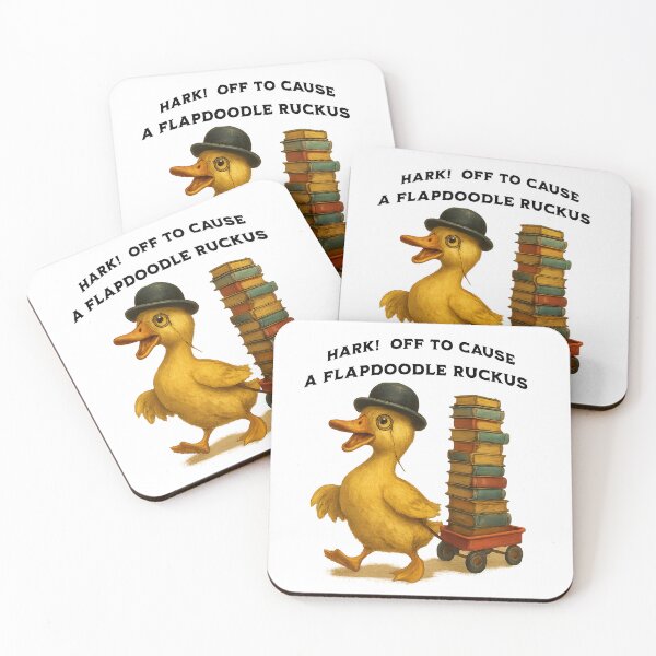 Item preview, Duck Bowler Hat Shirt Fancy Speaking Animal Flapdoodle Ruckus Tee designed and sold by rvanderveken.