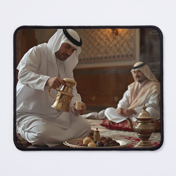 Item preview, Saudi Coffee Ceremony Majlis Wall Art Print — Arabic Qahwa  Culture Poster, Saudi Hospitality Decor, Arabian Heritage Gift designed and sold by GoldenVerseArt.