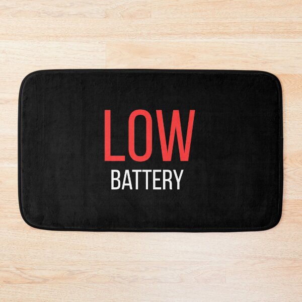 Item preview, Low battery social designed and sold by FredyDesignHub.