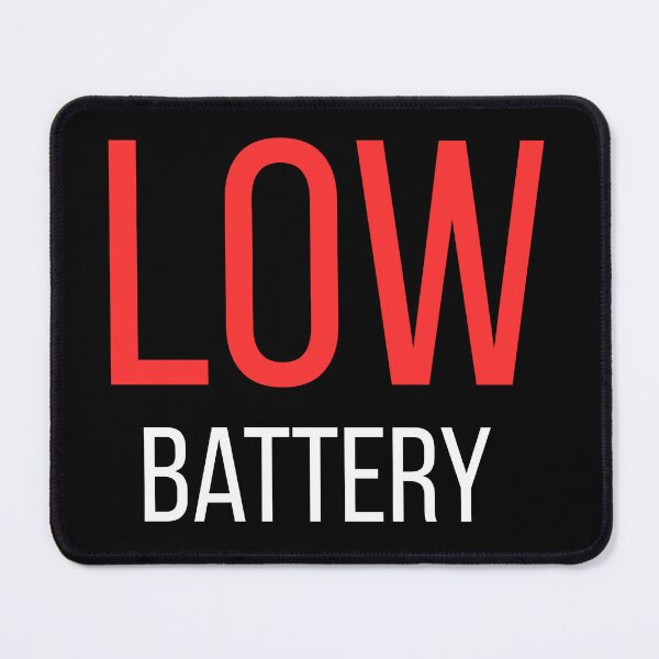 Item preview, Low battery social designed and sold by FredyDesignHub.