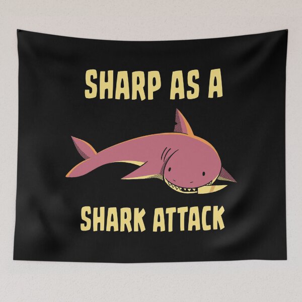 Item preview, Sharp As a Shark Attack by Tobe Fonseca designed and sold by Tobe Fonseca®.