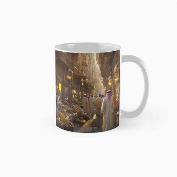 Item preview, Saudi Traditional Souq Market Wall Art Print — Arabian Spice  Market Alley Poster, Old Saudi Bazaar Heritage Decor KSA Gift designed and sold by GoldenVerseArt.