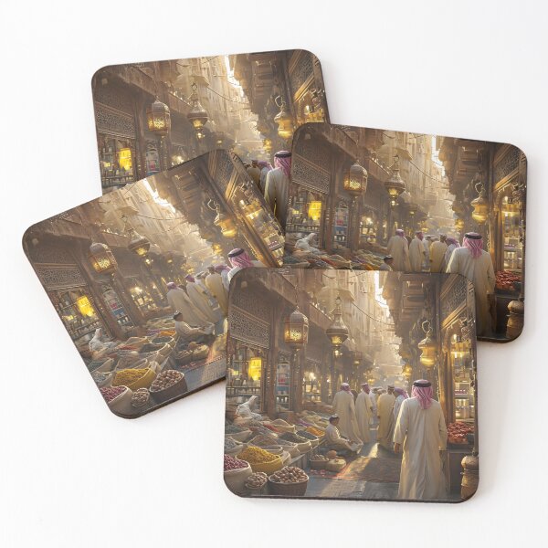 Item preview, Saudi Traditional Souq Market Wall Art Print — Arabian Spice  Market Alley Poster, Old Saudi Bazaar Heritage Decor KSA Gift designed and sold by GoldenVerseArt.