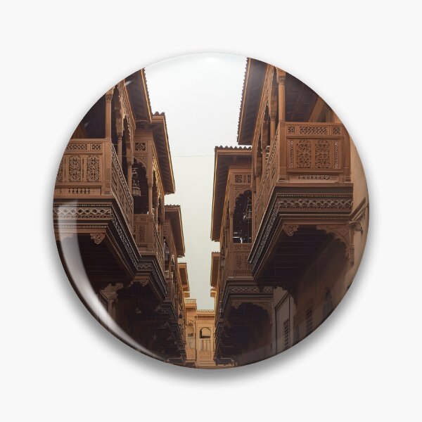 Item preview, Old Jeddah Al-Balad UNESCO Heritage Wall Art Print — Hejazi  Architecture Rawasheen Poster, Historic Jeddah Saudi Decor designed and sold by GoldenVerseArt.
