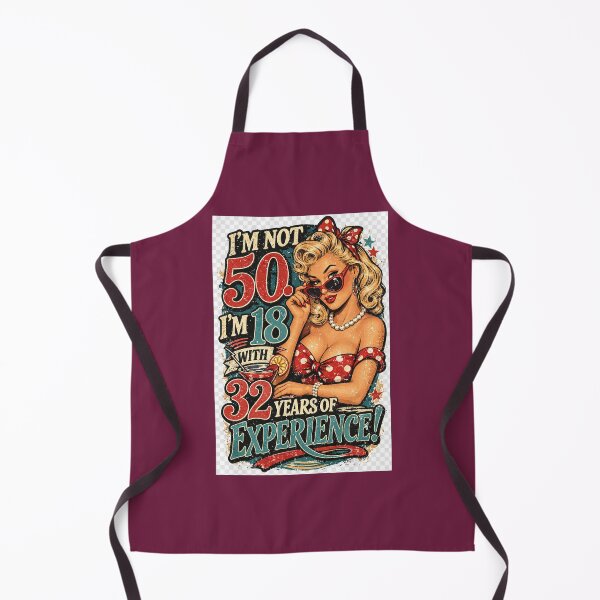Item preview, I’m not 50. I’m 18 with 32 years of experience! designed and sold by VINTAGEPUNTEES.