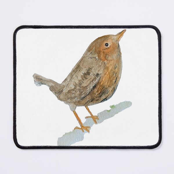 Item preview, Whimsical Wren Watercolor Songbird designed and sold by Cessy Kaplan.