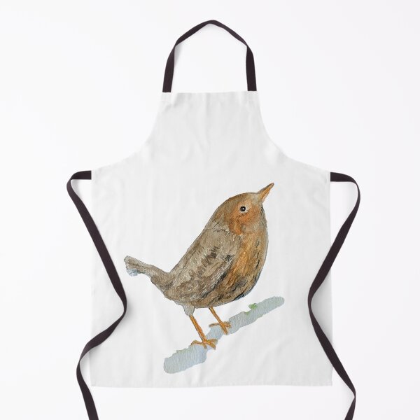 Item preview, Whimsical Wren Watercolor Songbird designed and sold by Cessy Kaplan.