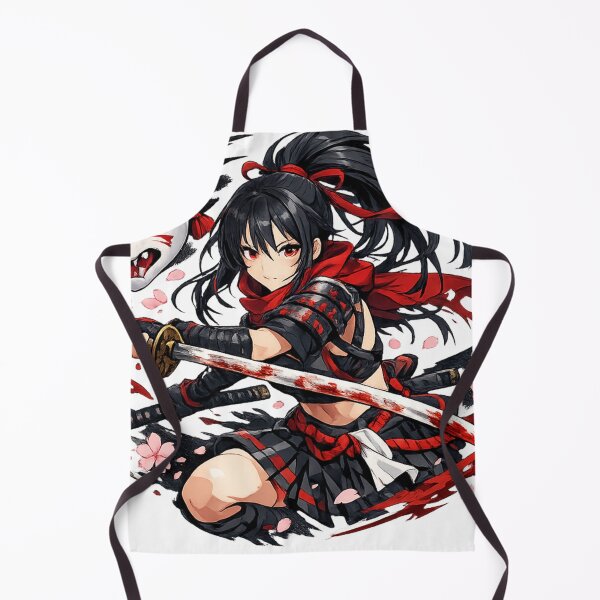 Item preview, Kitsune Warrior Anime Girl designed and sold by Shirtaholism.