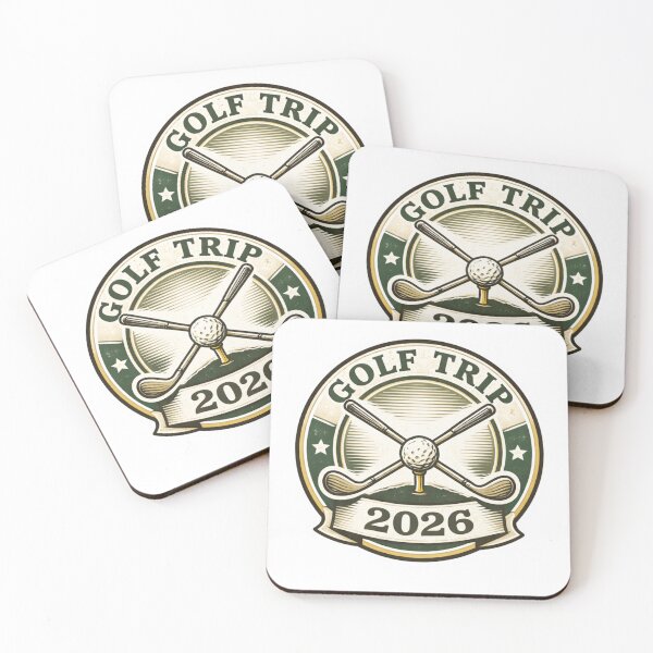 Item preview, Golf Trip 2026 – Vintage Golf Trip Badge Design designed and sold by EastEndTownie.