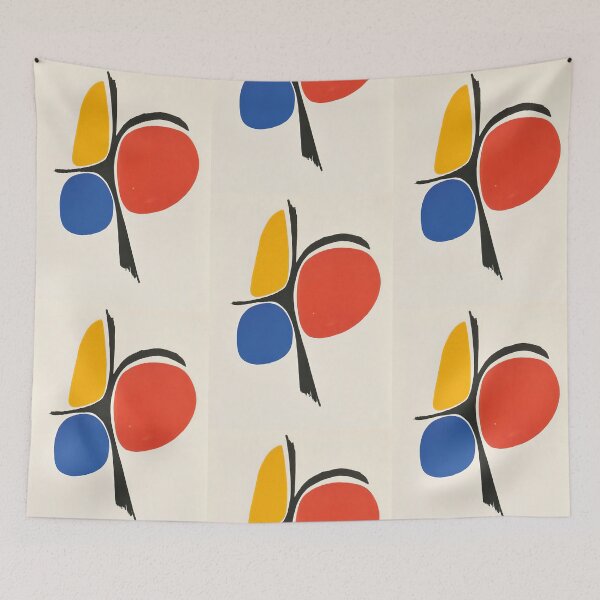 Item preview, Abstract Surreal Shapes Inspired by Joan Miró – Minimalist Colorful Modern Art designed and sold by Bondira-Spono.