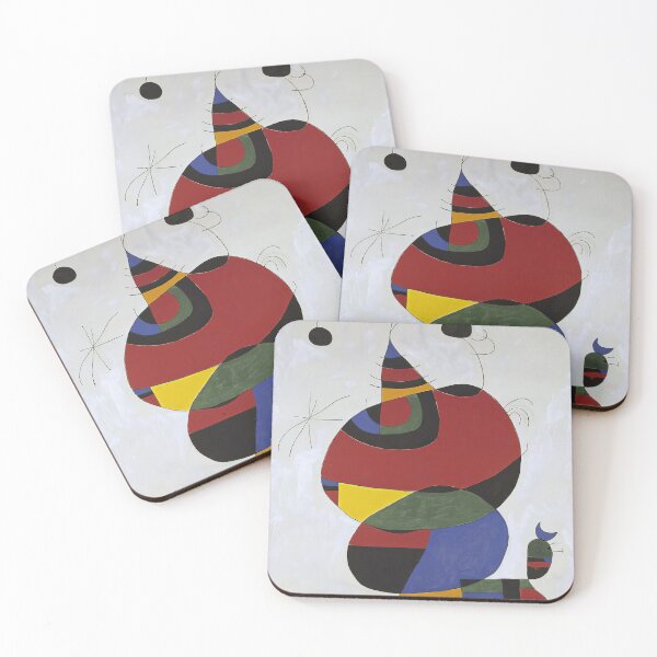 Item preview, Abstract Surreal Shapes Inspired by Joan Miró – Minimalist Colorful Modern Art designed and sold by Bondira-Spono.