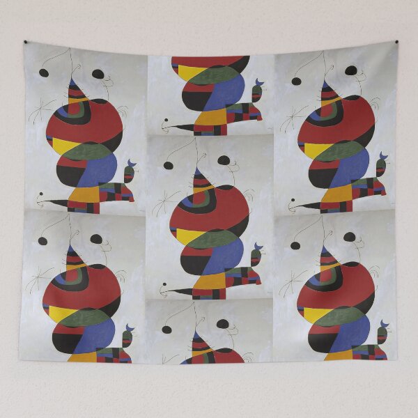 Item preview, Abstract Surreal Shapes Inspired by Joan Miró – Minimalist Colorful Modern Art designed and sold by Bondira-Spono.
