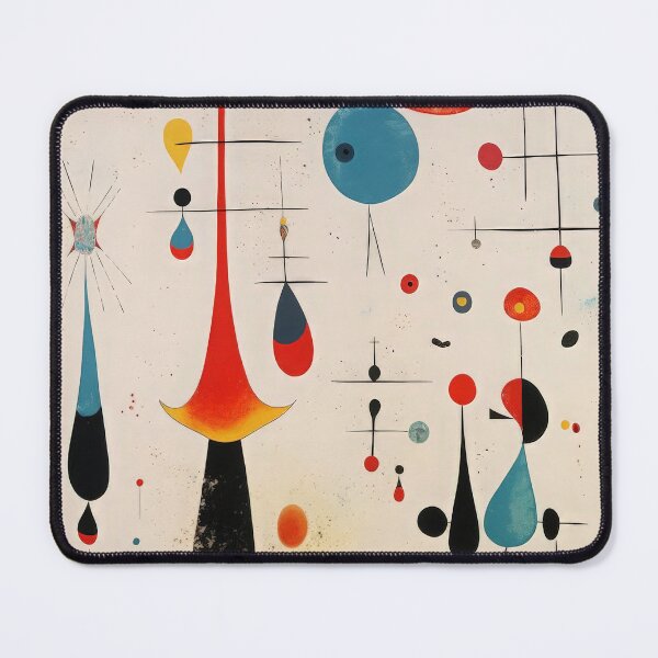 Item preview, Abstract Surreal Shapes Inspired by Joan Miró – Minimalist Colorful Modern Art designed and sold by Bondira-Spono.