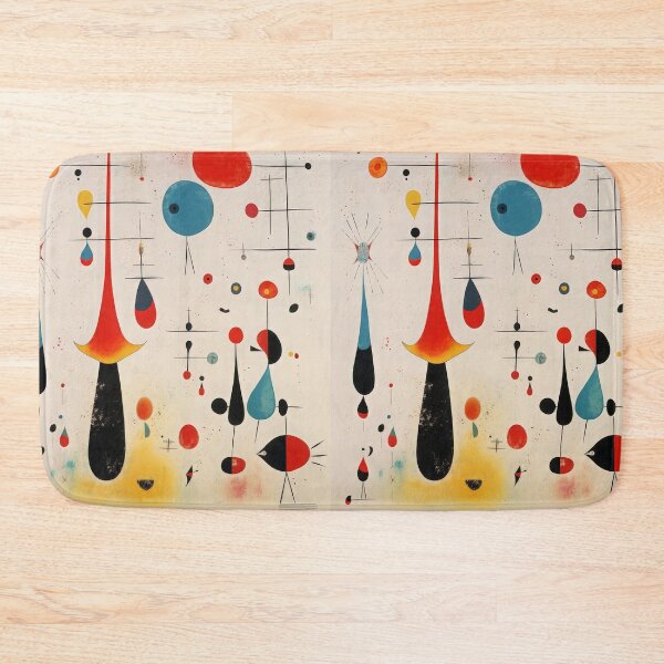 Item preview, Abstract Surreal Shapes Inspired by Joan Miró – Minimalist Colorful Modern Art designed and sold by Bondira-Spono.