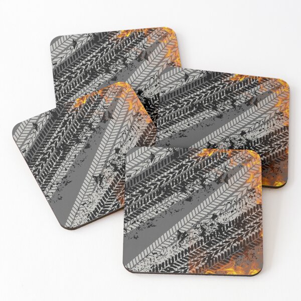 Item preview, Tire Burnout | Tire Tread with Flames | Burn Rubber designed and sold by swdesigns714.