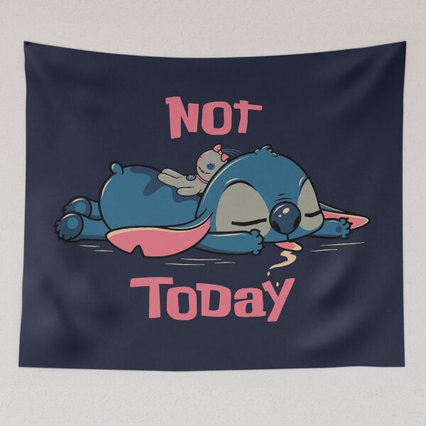 Item preview, Not Today - stitch designed and sold by therocketman.