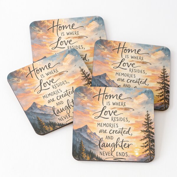 Item preview, Home is where love resides, memories are created, and laughter never ends designed and sold by james17photos.